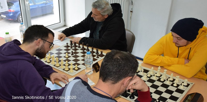 η Σκακιστική Ένωση Βόλου υποδέχθηκε την Ακαδημία Σκακιστών Βόλου